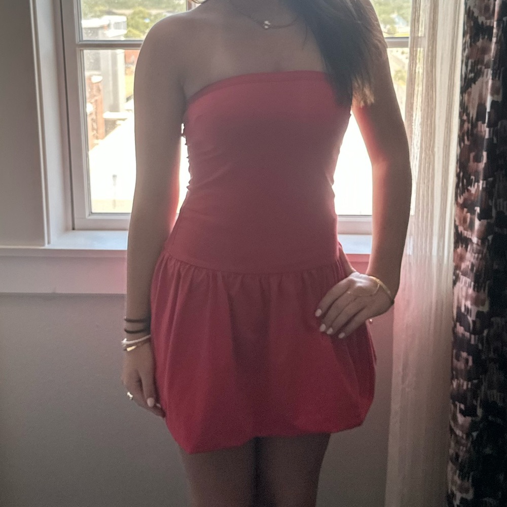 Strapless Pink Dress